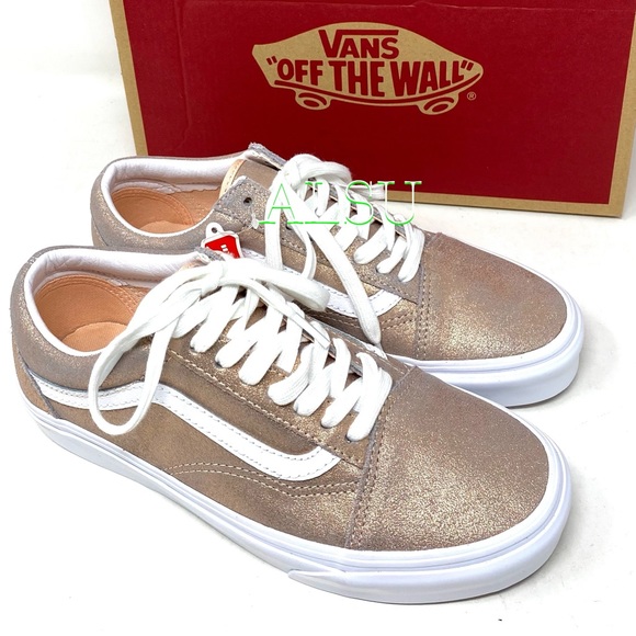 VANS Old Skool Canvas Rose Gold Men’s Sneakers - Picture 7 of 8